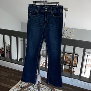 American Eagle Blue Denim Flare